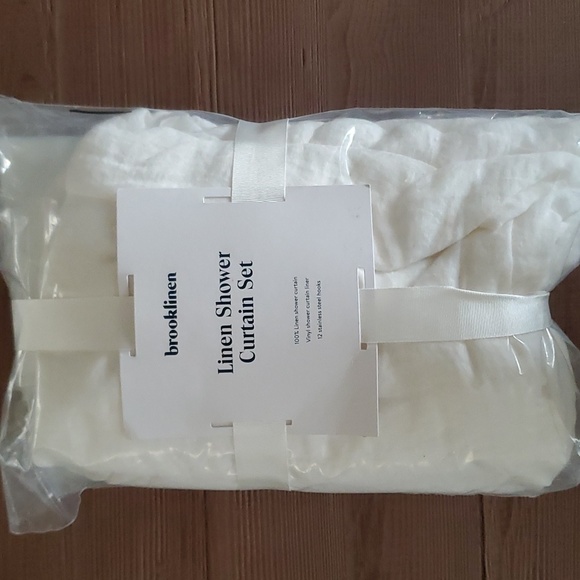 Brooklinen Bath Brooklinen Linen Shower Curtain Set Poshmark